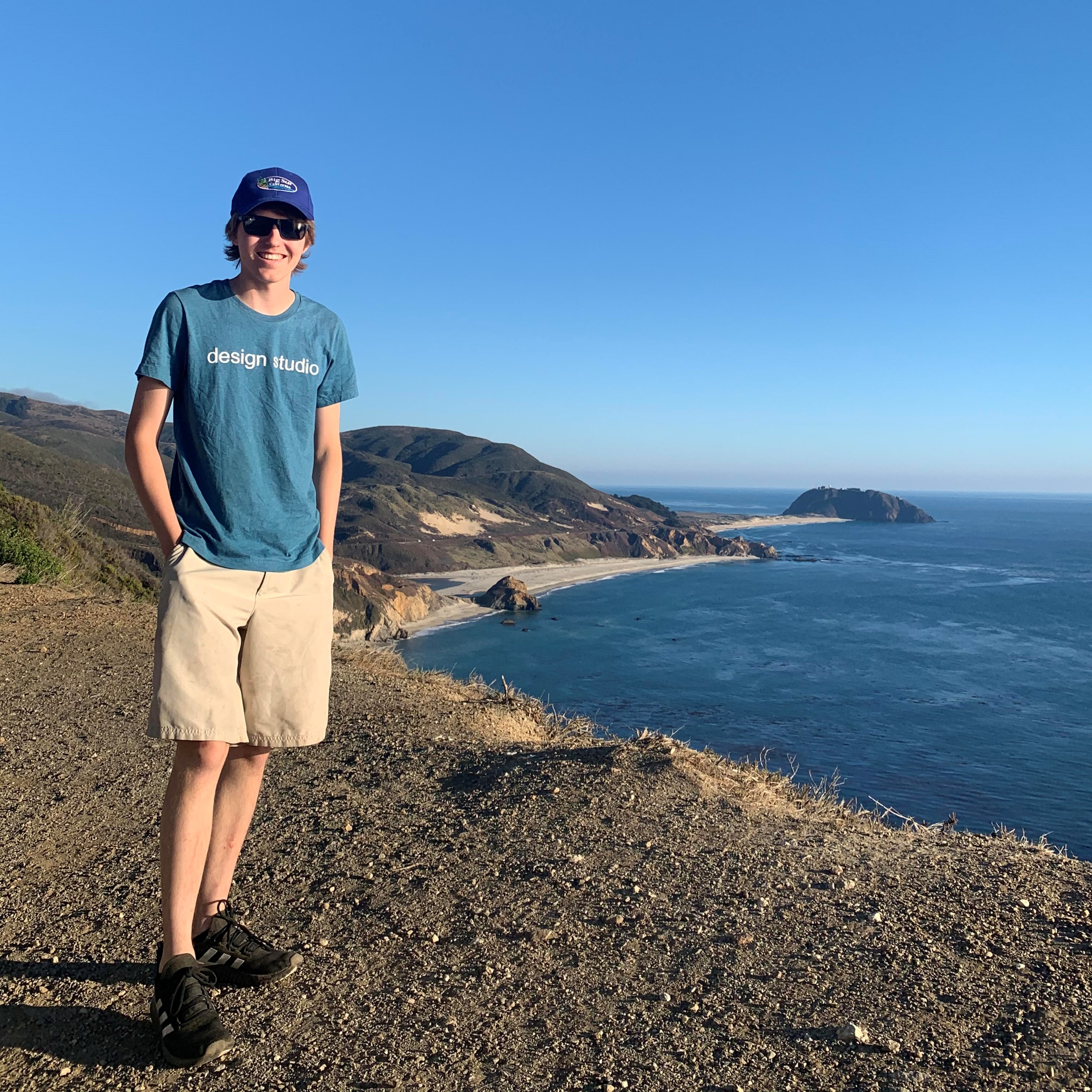Photo of yours truly near Sea Otter Refuge Viewpoint in Big Sur